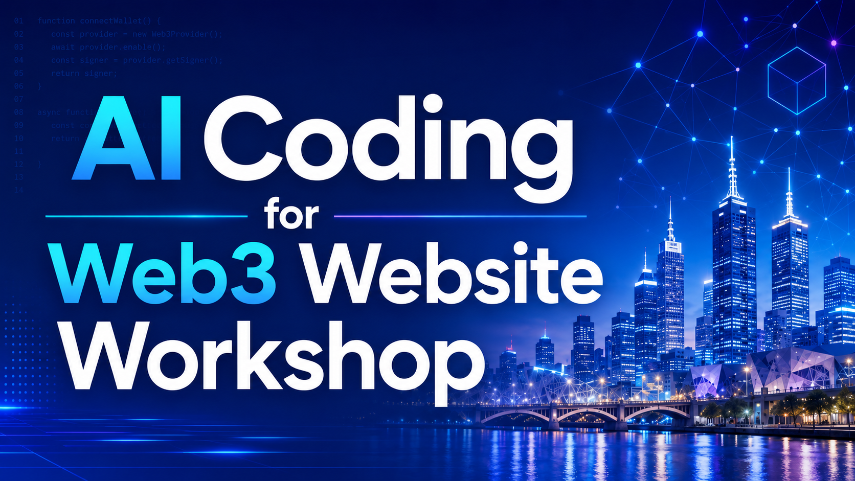 AI coding for web3 website Workshop