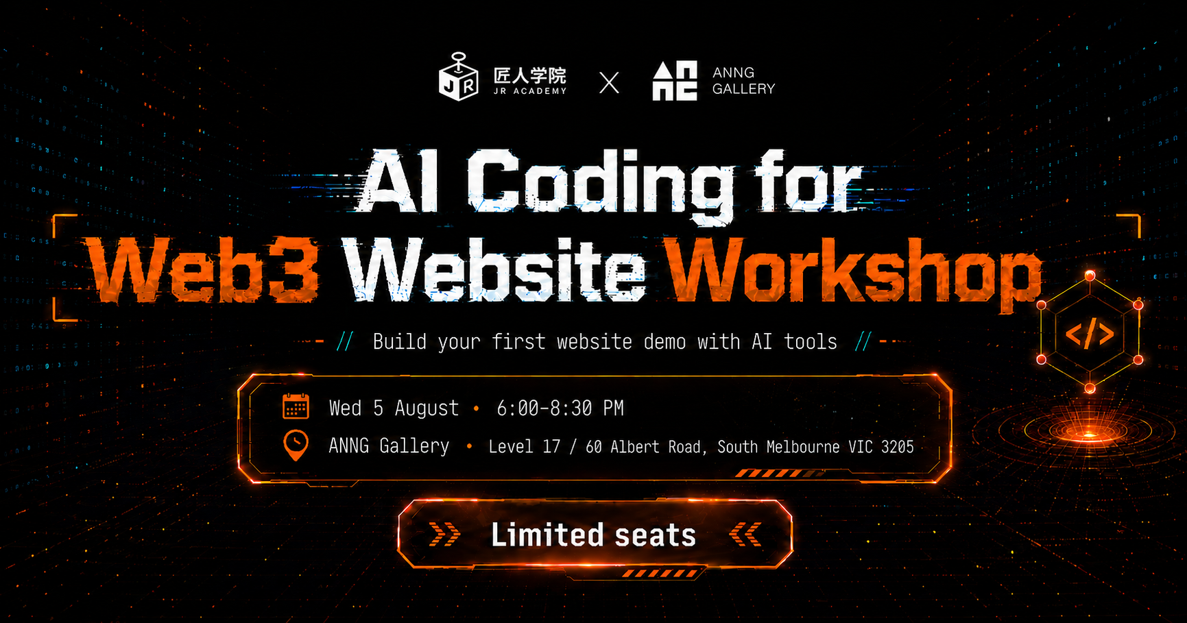 AI Coding for Web3 Website Workshop（Melbourne）