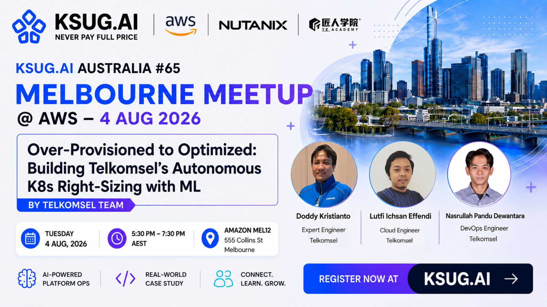 【 Melbourne Meetup】用 ML 打造 Telkomsel K8s 自动资源优化系统
