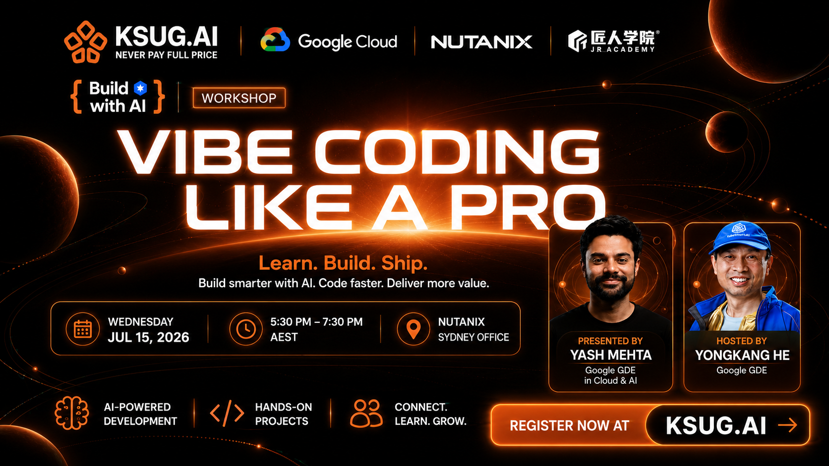【Sydney Workshop】Vibe Coding Like a Pro：用 AI 把想法直接写成产品