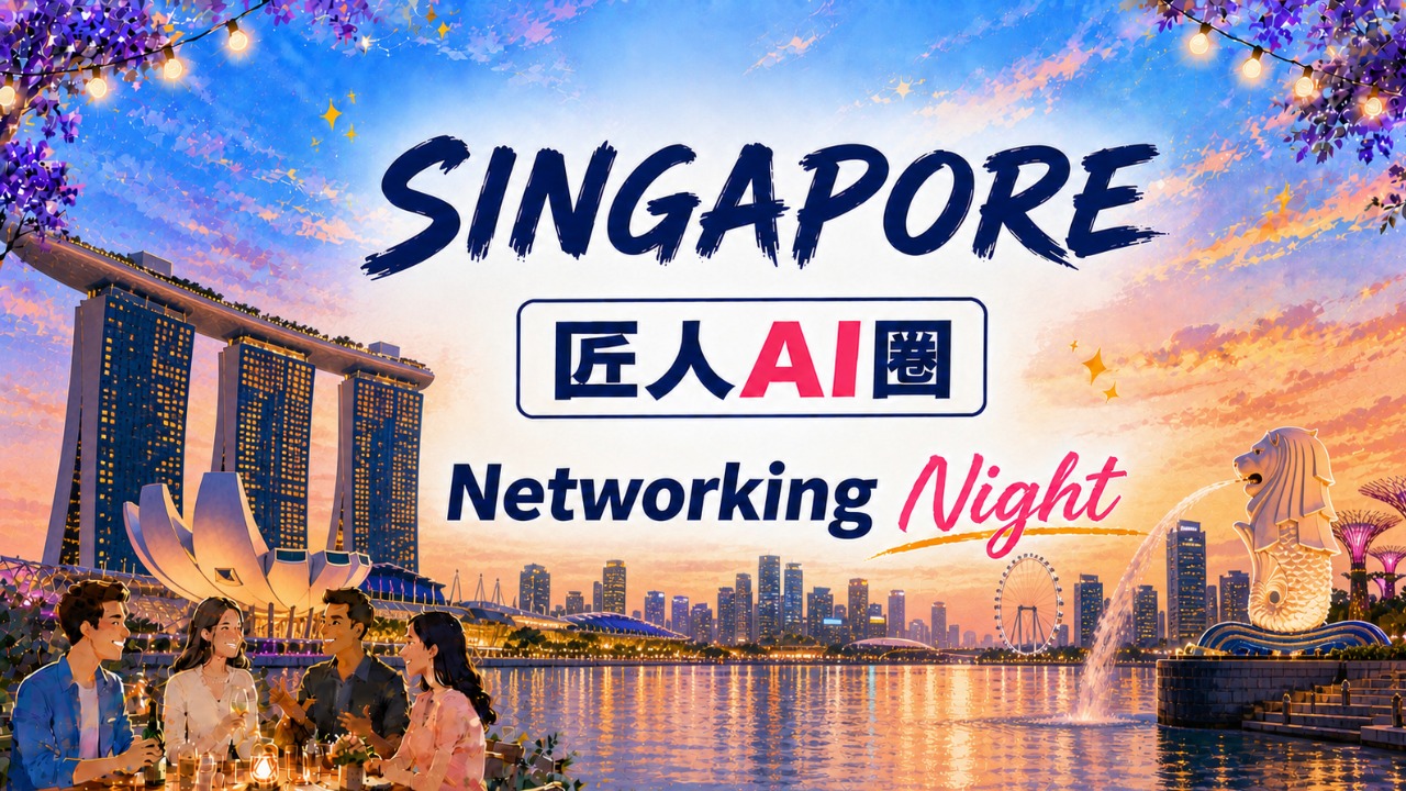 【新加坡】匠人AI圈·8月Networking Night