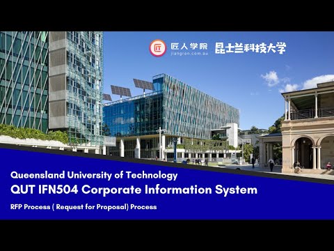 昆士兰科技大学 Queensland University of Technology IFN504 Corporate Information System