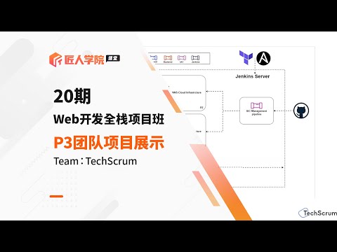 Web开发全栈项目班20期P3 Agile团队项目——TechScrum Final Demo展示